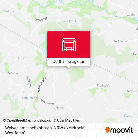 Welver, am Hachenbruch Karte