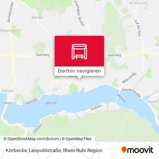 Körbecke, Leopoldstraße Karte