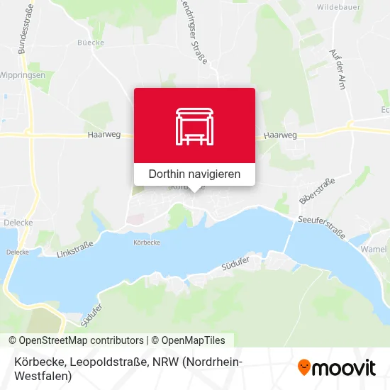 Körbecke, Leopoldstraße Karte