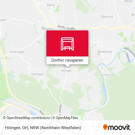 Höingen, Ort Karte