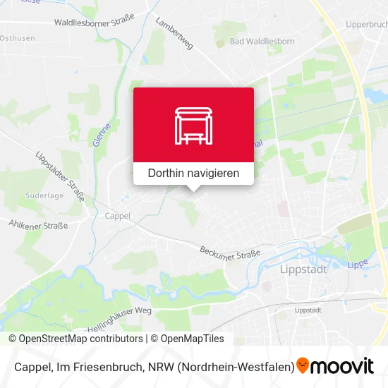 Cappel, Im Friesenbruch Karte