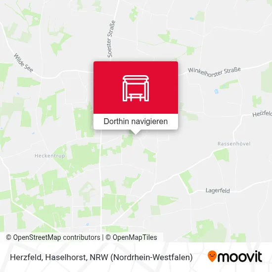 Herzfeld, Haselhorst Karte