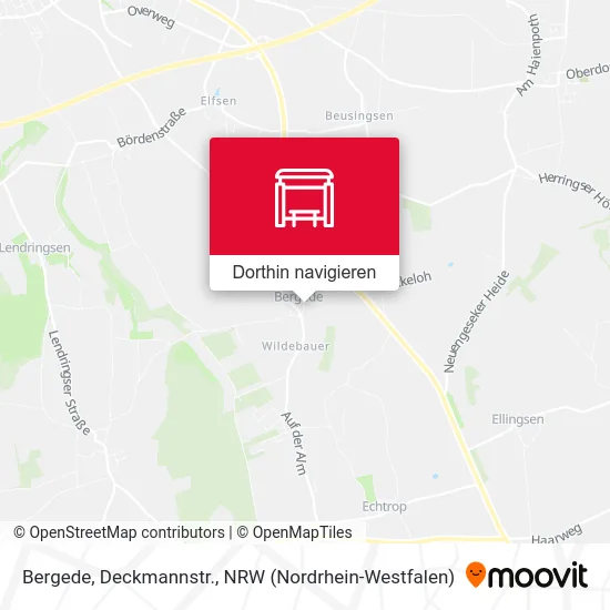 Bergede, Deckmannstr. Karte