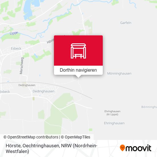 Hörste, Oechtringhausen Karte
