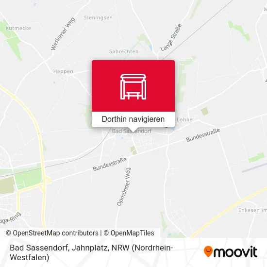 Bad Sassendorf, Jahnplatz Karte