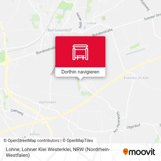 Lohne, Lohner Klei Westerklei Karte
