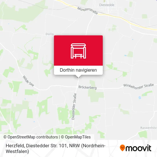 Herzfeld, Diestedder Str. 101 Karte