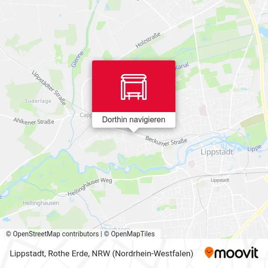 Lippstadt, Rothe Erde Karte