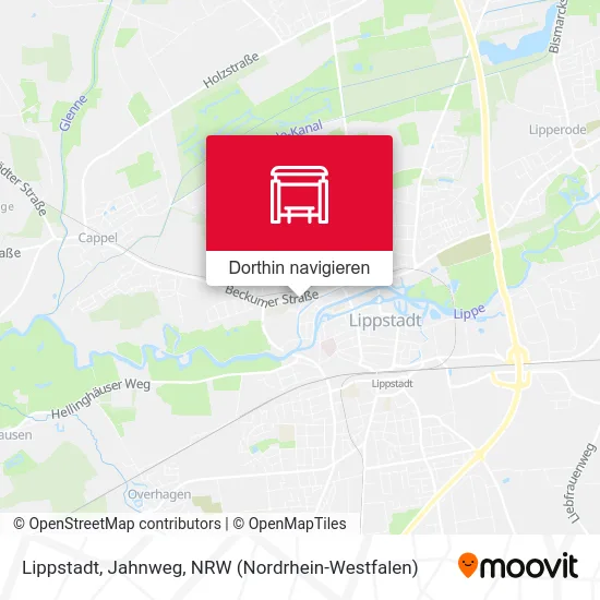 Lippstadt, Jahnweg Karte