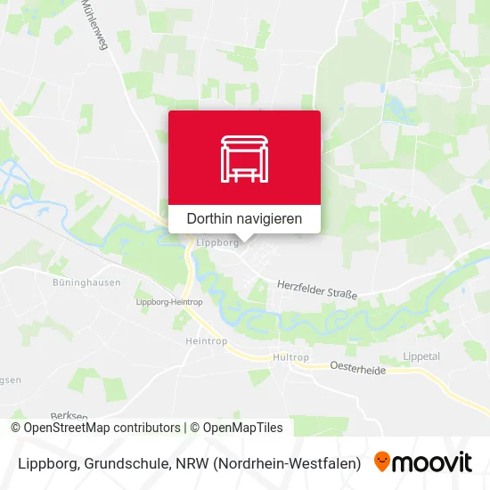 Lippborg, Grundschule Karte