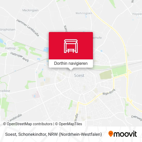Soest, Schonekindtor Karte