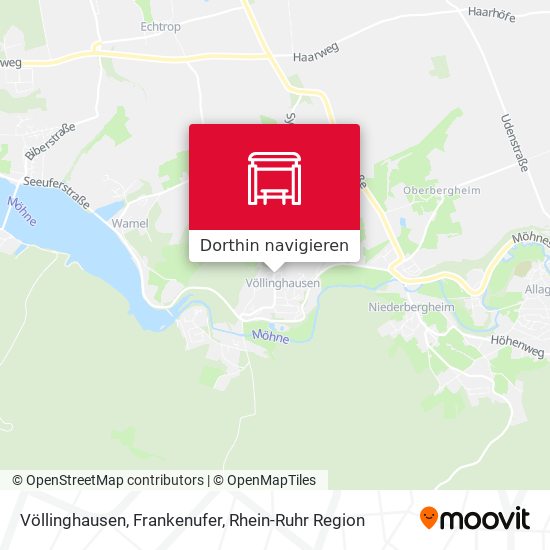 Völlinghausen, Frankenufer Karte