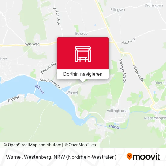 Wamel, Westenberg Karte