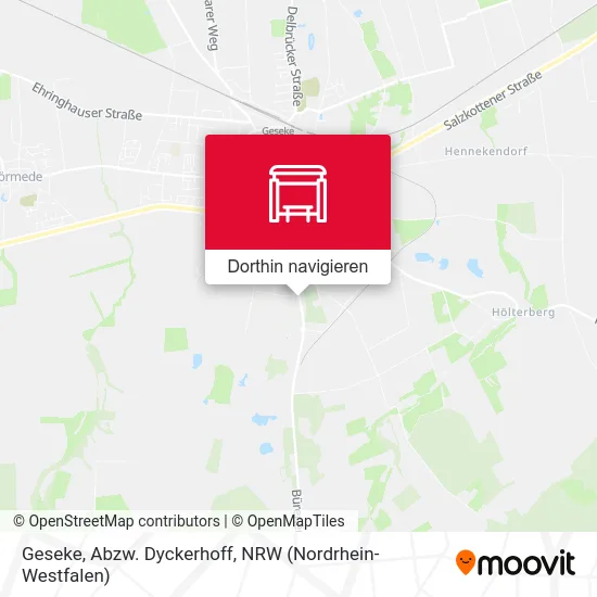 Geseke, Abzw. Dyckerhoff Karte