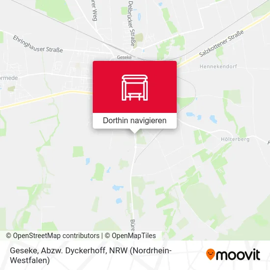 Geseke, Abzw. Dyckerhoff Karte