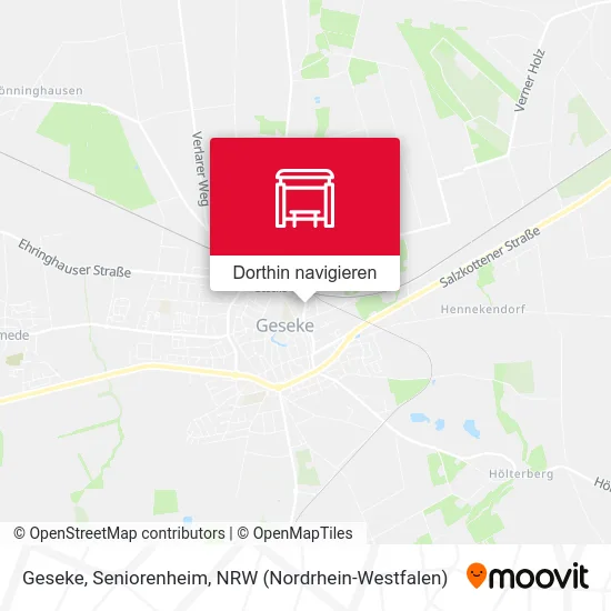 Geseke, Seniorenheim Karte