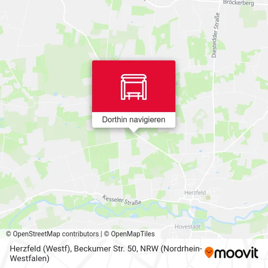 Herzfeld (Westf), Beckumer Str. 50 Karte