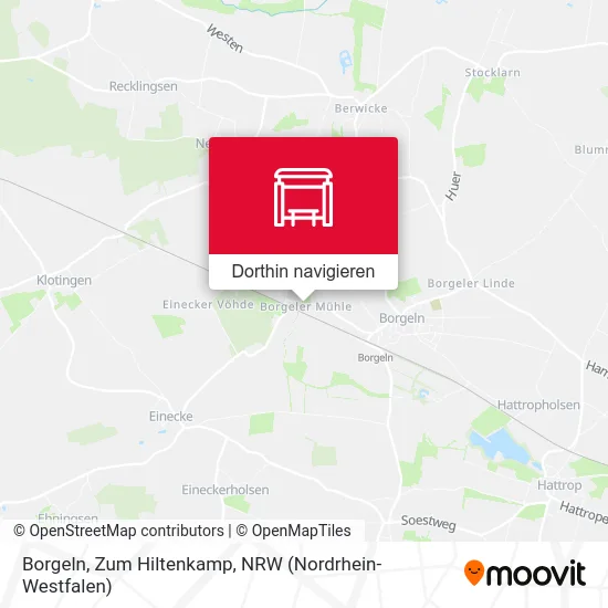 Borgeln, Zum Hiltenkamp Karte