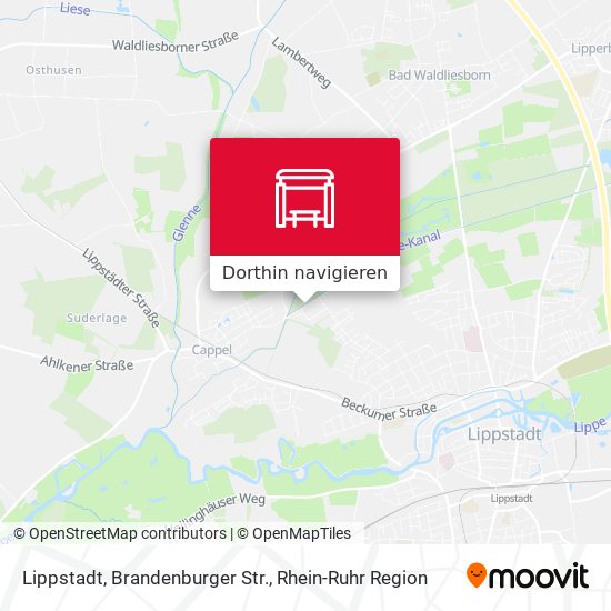 Lippstadt, Brandenburger Str. Karte