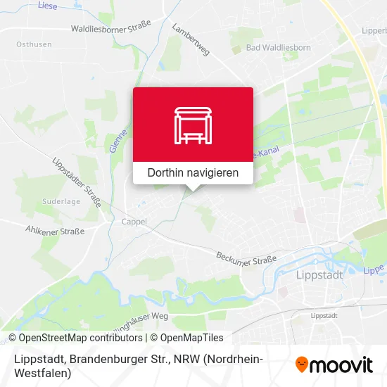 Lippstadt, Brandenburger Str. Karte