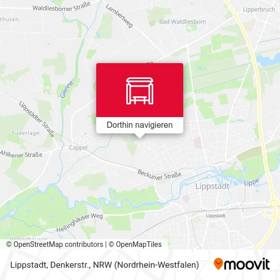 Lippstadt, Denkerstr. Karte