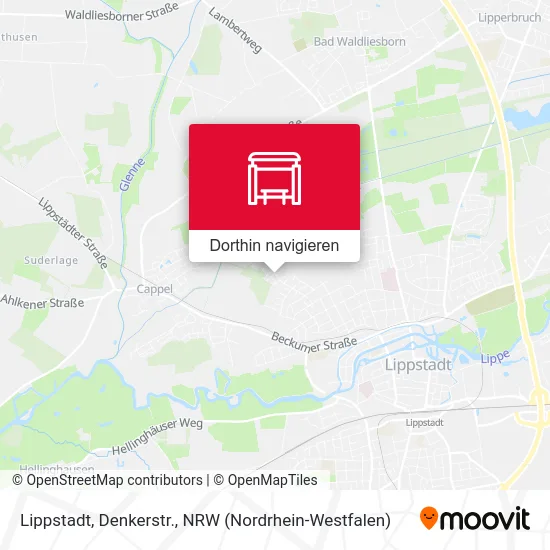 Lippstadt, Denkerstr. Karte