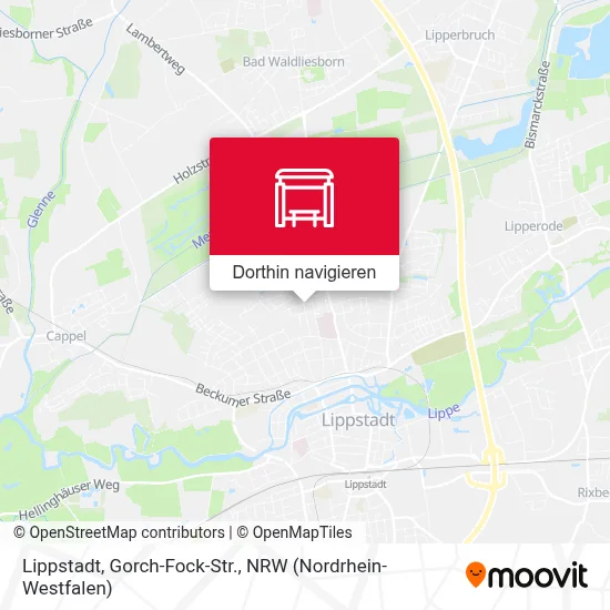 Lippstadt, Gorch-Fock-Str. Karte