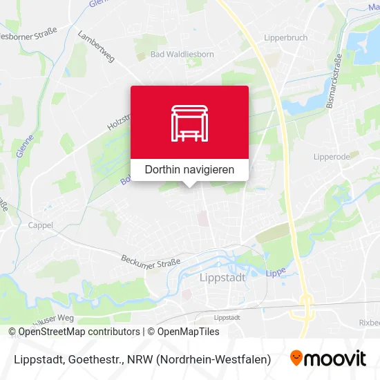 Lippstadt, Goethestr. Karte