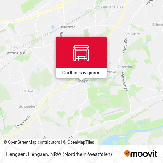 Hengsen, Hengsen Karte