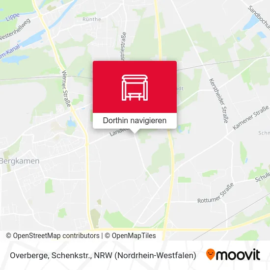 Overberge, Schenkstr. Karte