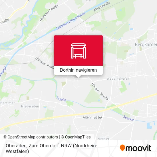 Oberaden, Zum Oberdorf Karte