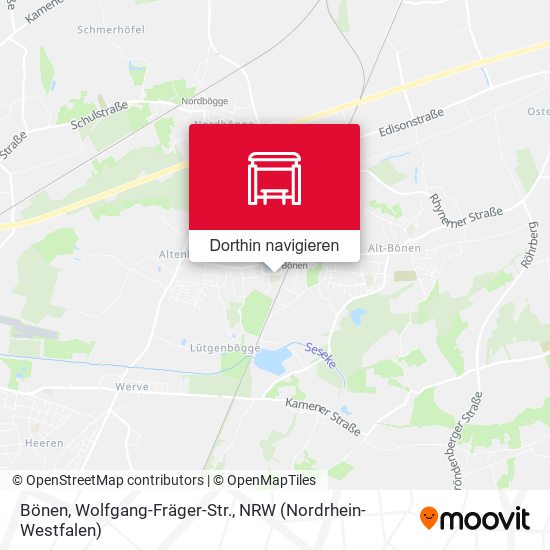 Bönen, Wolfgang-Fräger-Str. Karte