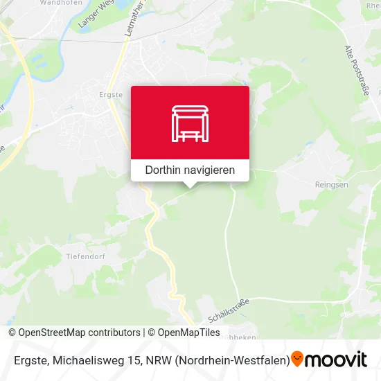 Ergste, Michaelisweg 15 Karte