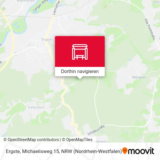 Ergste, Michaelisweg 15 Karte
