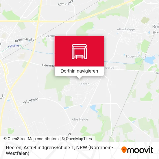 Heeren, Astr.-Lindgren-Schule 1 Karte