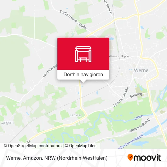 Werne, Amazon Karte
