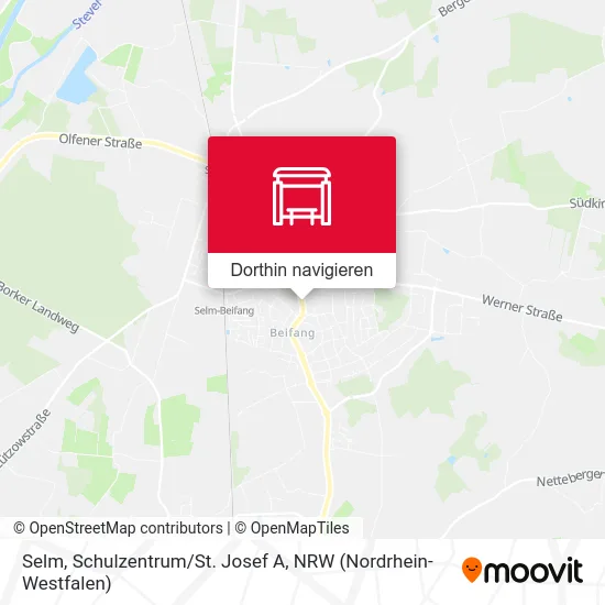Selm, Schulzentrum/St. Josef A Karte
