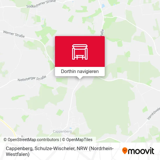 Cappenberg, Schulze-Wischeler Karte