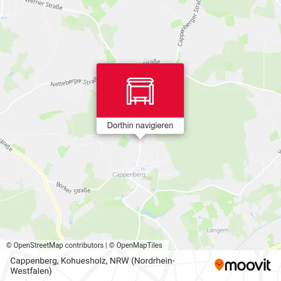 Cappenberg, Kohuesholz Karte