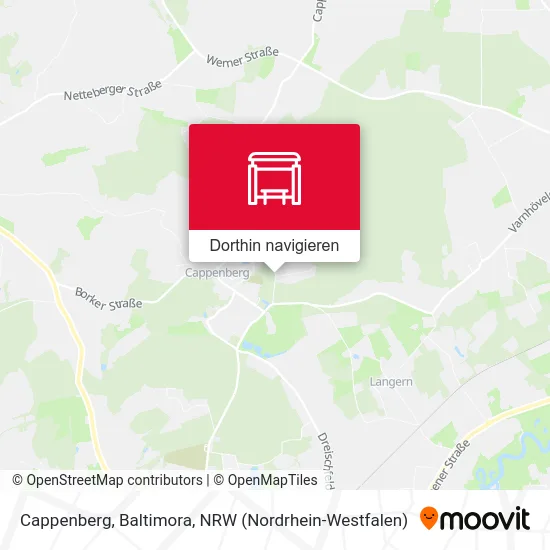 Cappenberg, Baltimora Karte