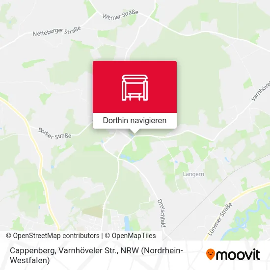 Cappenberg, Varnhöveler Str. Karte