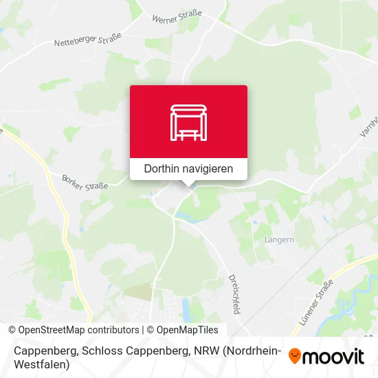 Cappenberg, Schloss Cappenberg Karte