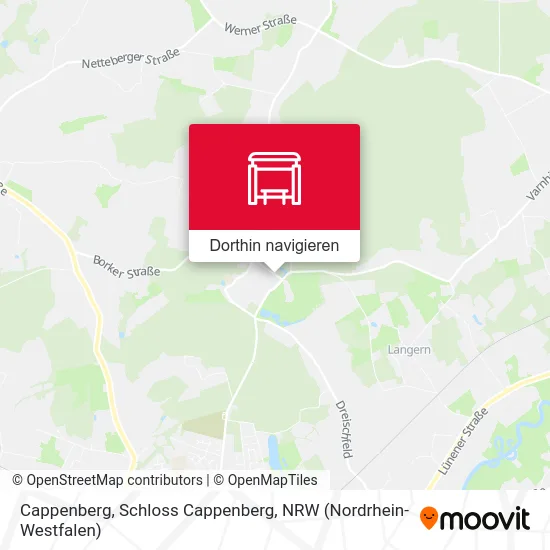 Cappenberg, Schloss Cappenberg Karte