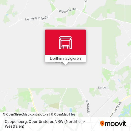 Cappenberg, Oberförsterei Karte