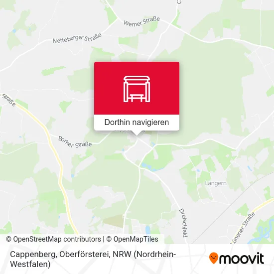 Cappenberg, Oberförsterei Karte