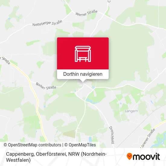 Cappenberg, Oberförsterei Karte