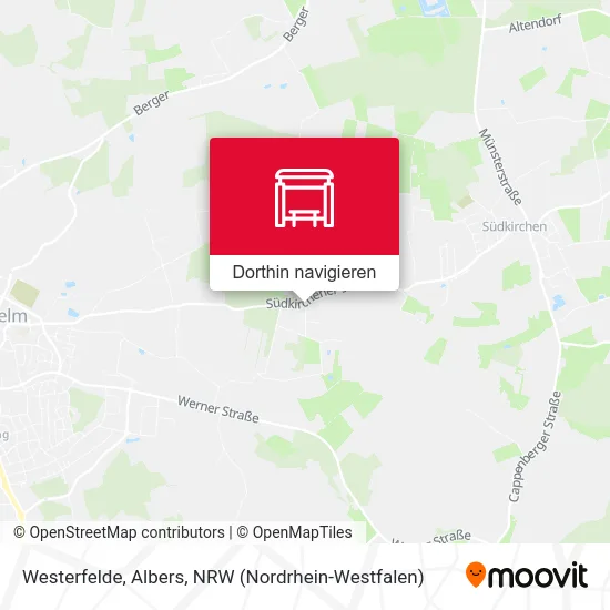 Westerfelde, Albers Karte