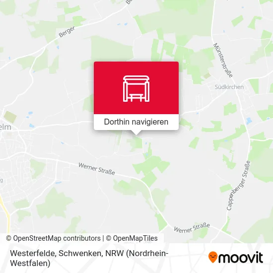 Westerfelde, Schwenken Karte