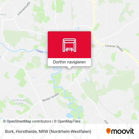 Bork, Horstheide Karte