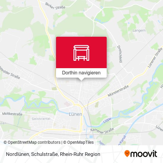 Nordlünen, Schulstraße Karte